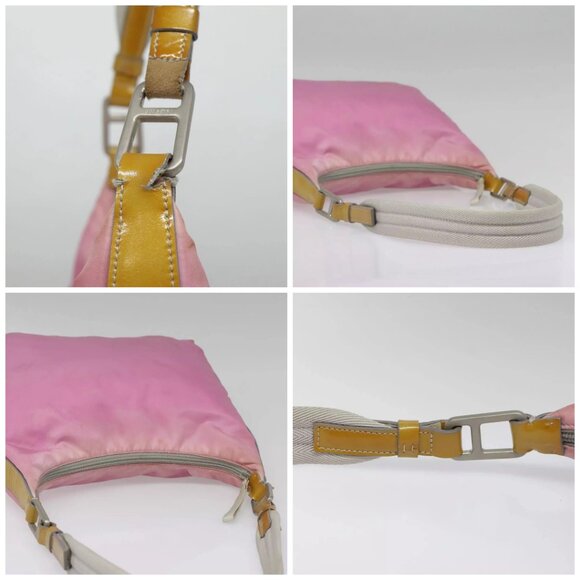 PRADA Shoulder Bag Nylon Pink Silver Auth 90242 - Picture 16 of 16